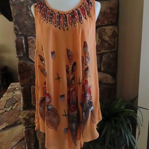 Beach coverup - Embellished with sequins